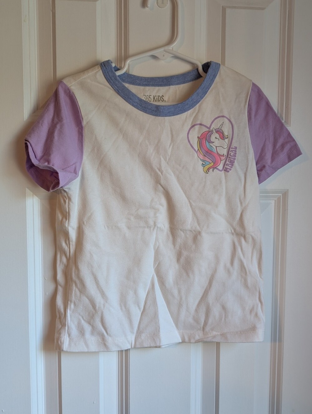 365 Kids Girls Unicorn T Shirt Size 6